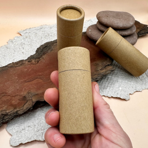Paper push up tube - Kraft brown 50ml - 35*85mm